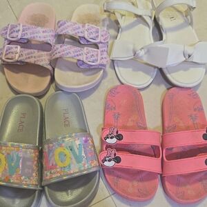 Disney Pink Minnie Mouse Kids Flip Flops